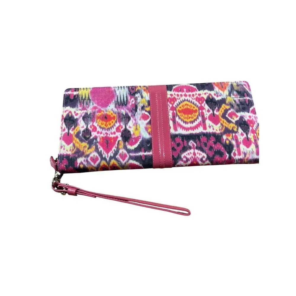 Lodis Clutch‎ Wallet Wristlet Womens Small Pink Festival Whimsical Y2K